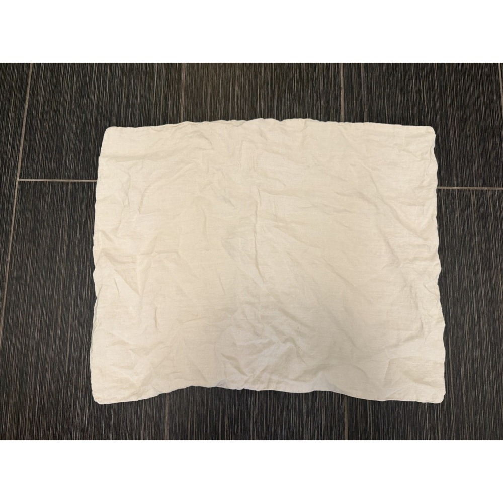 Garnet Hill 100% European Flax Linen Pillowcases Shams Standard
